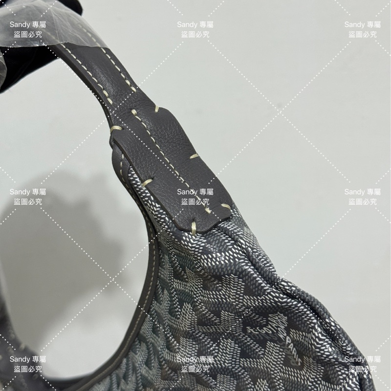 🩶Goyard 狗牙hobo 灰色 全新全配🩶-31