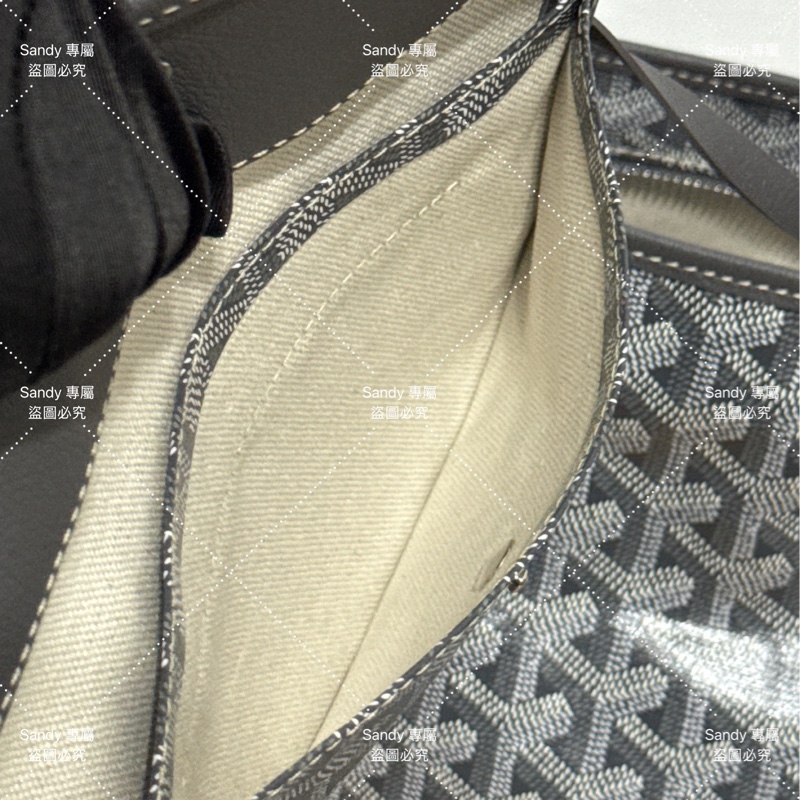 🩶Goyard 狗牙hobo 灰色 全新全配🩶-32