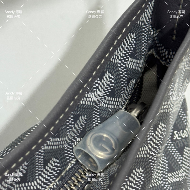 🩶Goyard 狗牙hobo 灰色 全新全配🩶-35