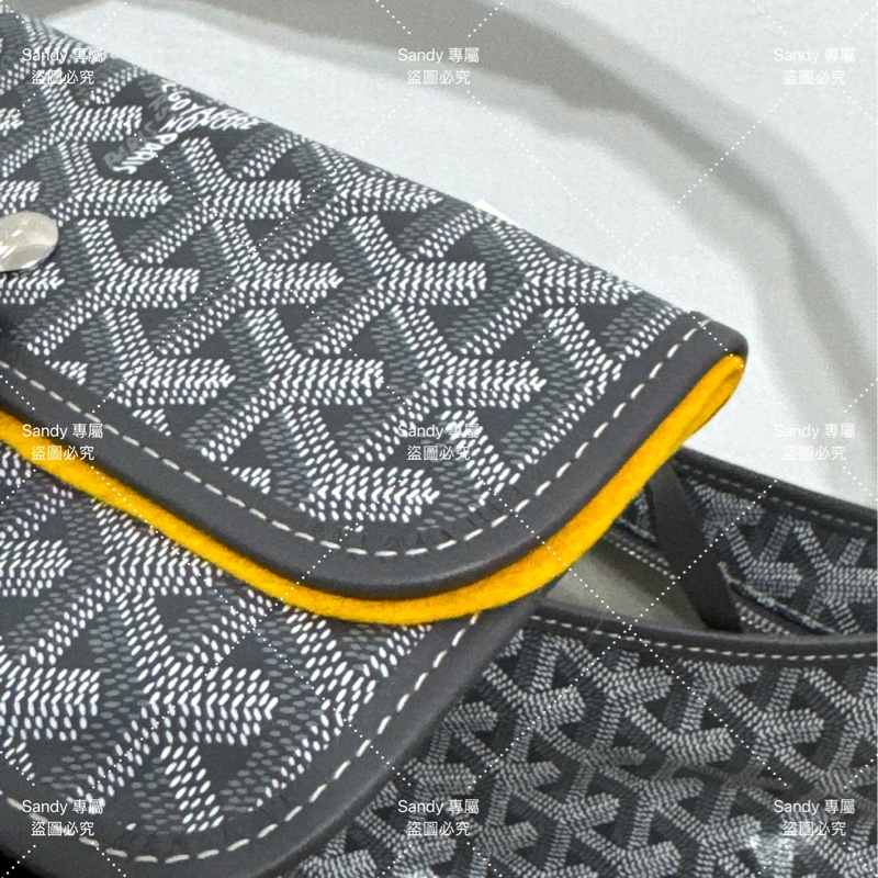 🩶Goyard 狗牙hobo 灰色 全新全配🩶-38