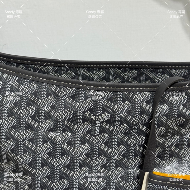 🩶Goyard 狗牙hobo 灰色 全新全配🩶-47