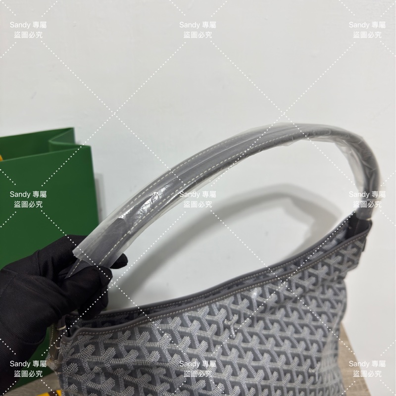 🩶Goyard 狗牙hobo 灰色 全新全配🩶-50