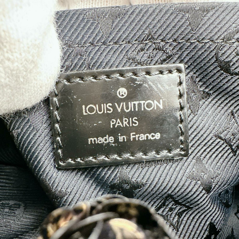 Louis Vuitton Mini No Elococo 抽繩亮片手提包,黑色,M40322-13