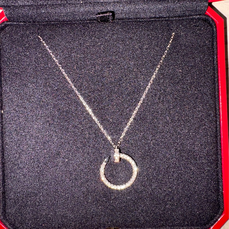 Cartier 卡地亞 Juste Un Clou系列 項鏈 18K 白金-5