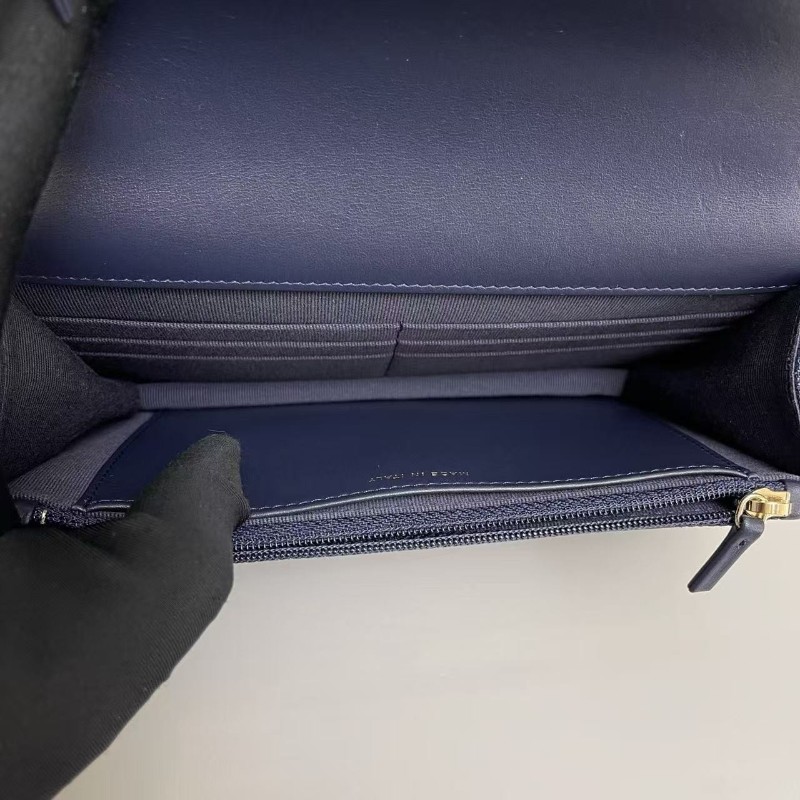 🈶購鉦 盒子 Chanel香奈兒 19Bag WOC牛仔丹寧包 肩背包 斜背包 晶片款-8