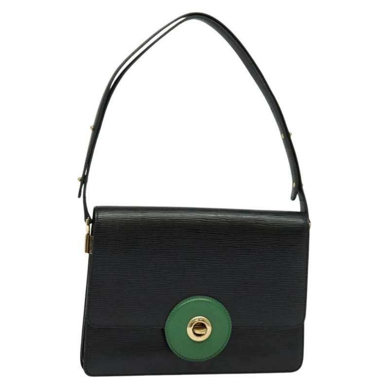 【日本直送】路易威登 Epi Free Run 單肩包 綠色 黑色 M52414 LV 正品 137863-0