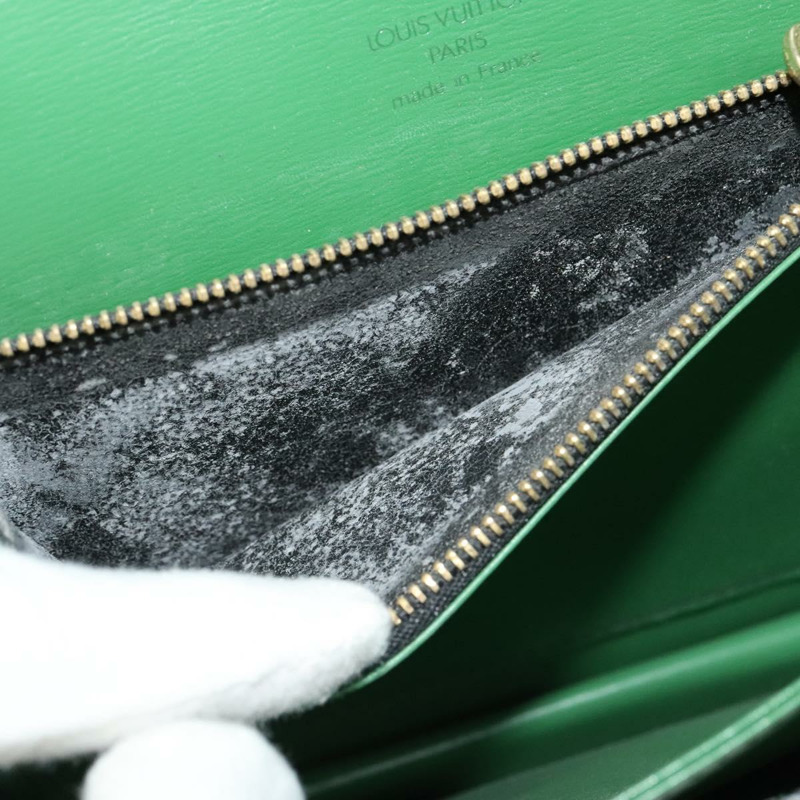 【日本直送】路易威登 Epi Free Run 單肩包 綠色 黑色 M52414 LV 正品 137863-10