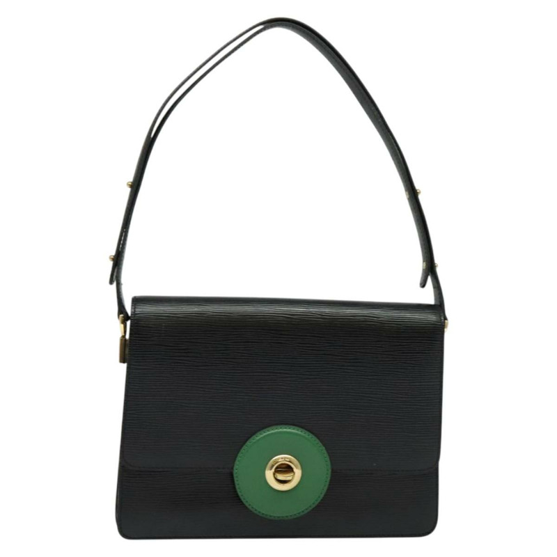 【日本直送】路易威登 Epi Free Run 單肩包 綠色 黑色 M52414 LV 正品 137863-12