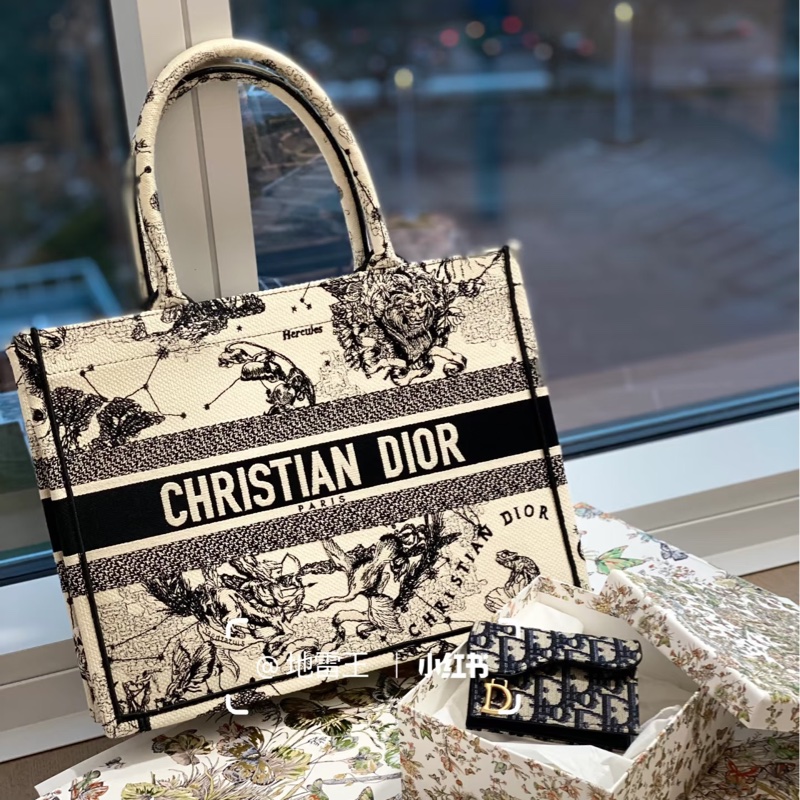 全新全配🈶️購證❤️芯片款❤️ #Dior #星座系列 #booktote #托特包 #中號-0