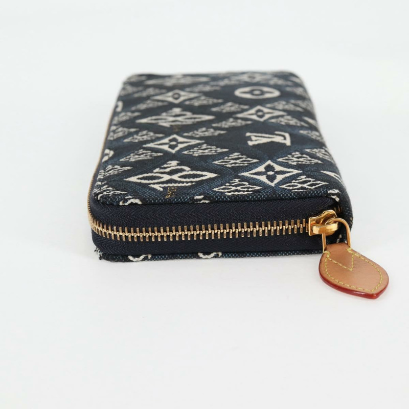 【日本直送】路易威登 Monogram Jaguar Zippy 錢包 藍色 M80212 LV 授權 138933M-2