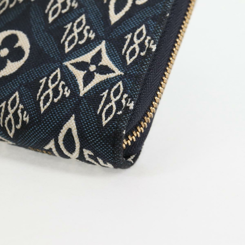 【日本直送】路易威登 Monogram Jaguar Zippy 錢包 藍色 M80212 LV 授權 138933M-14