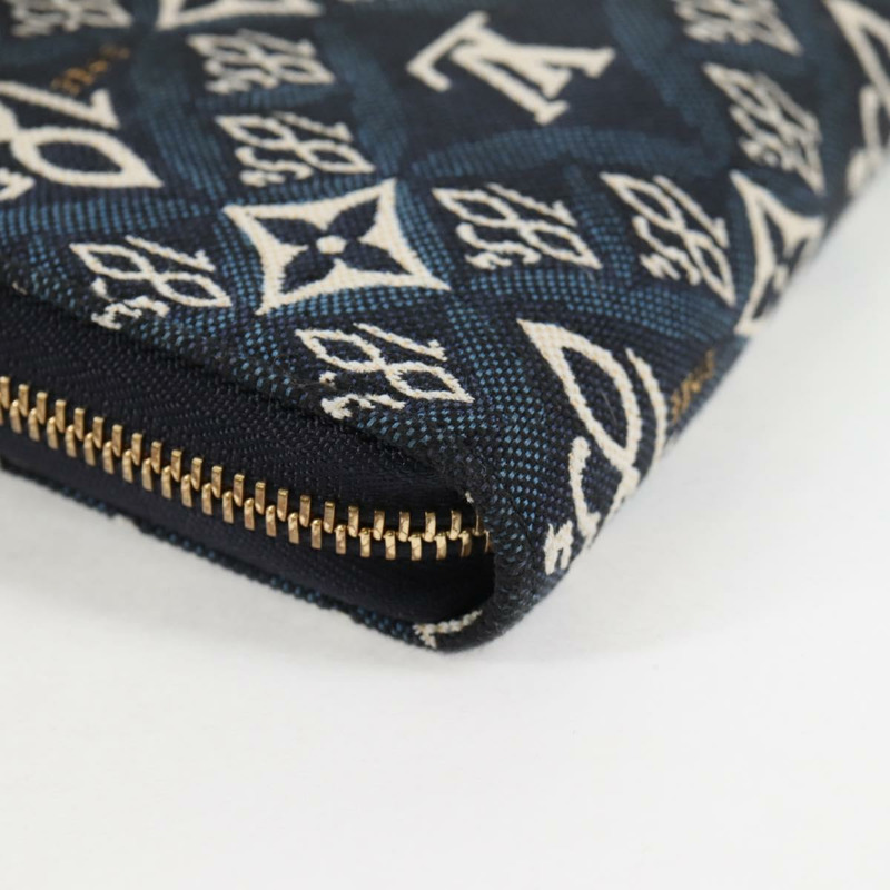 【日本直送】路易威登 Monogram Jaguar Zippy 錢包 藍色 M80212 LV 授權 138933M-15