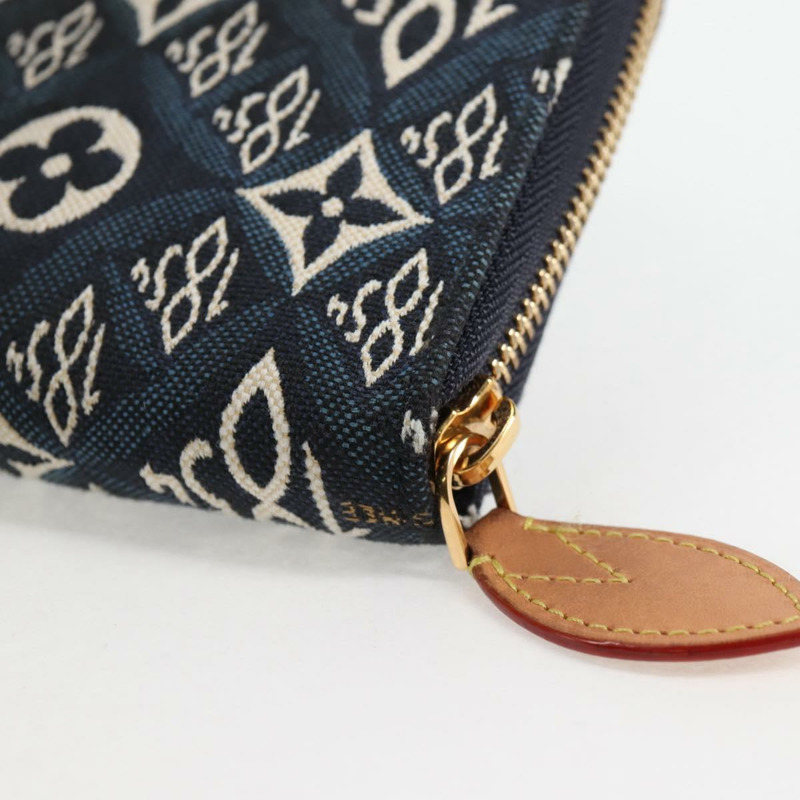 【日本直送】路易威登 Monogram Jaguar Zippy 錢包 藍色 M80212 LV 授權 138933M-16