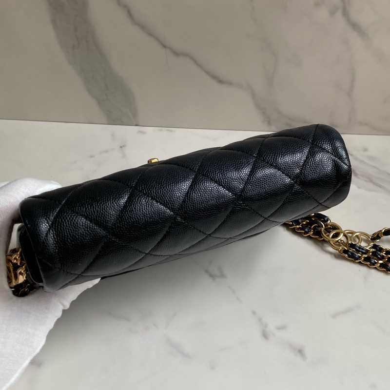 全網最低價 CHANEL 雙鏈大mini側背包 #真的很新#雙鏈很正點#手機放得下#誠🉑小議-2