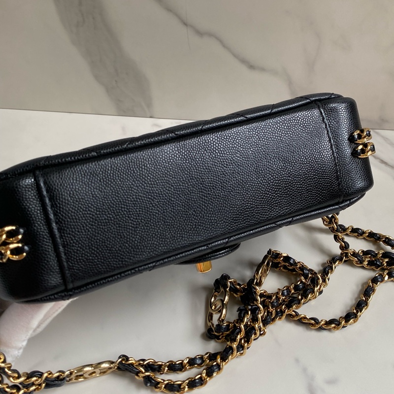 全網最低價 CHANEL 雙鏈大mini側背包 #真的很新#雙鏈很正點#手機放得下#誠🉑小議-3
