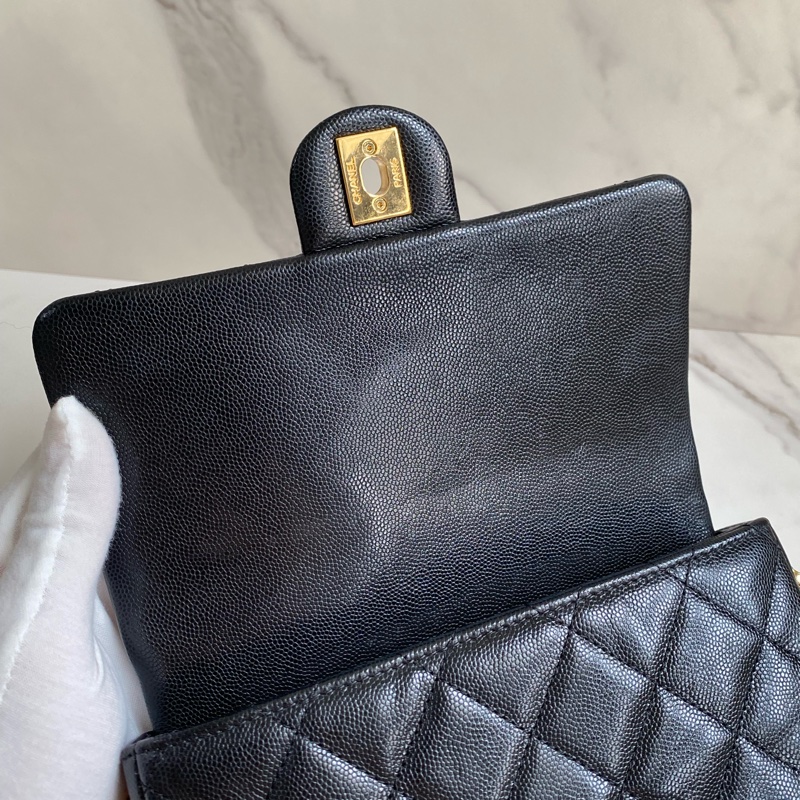 全網最低價 CHANEL 雙鏈大mini側背包 #真的很新#雙鏈很正點#手機放得下#誠🉑小議-17