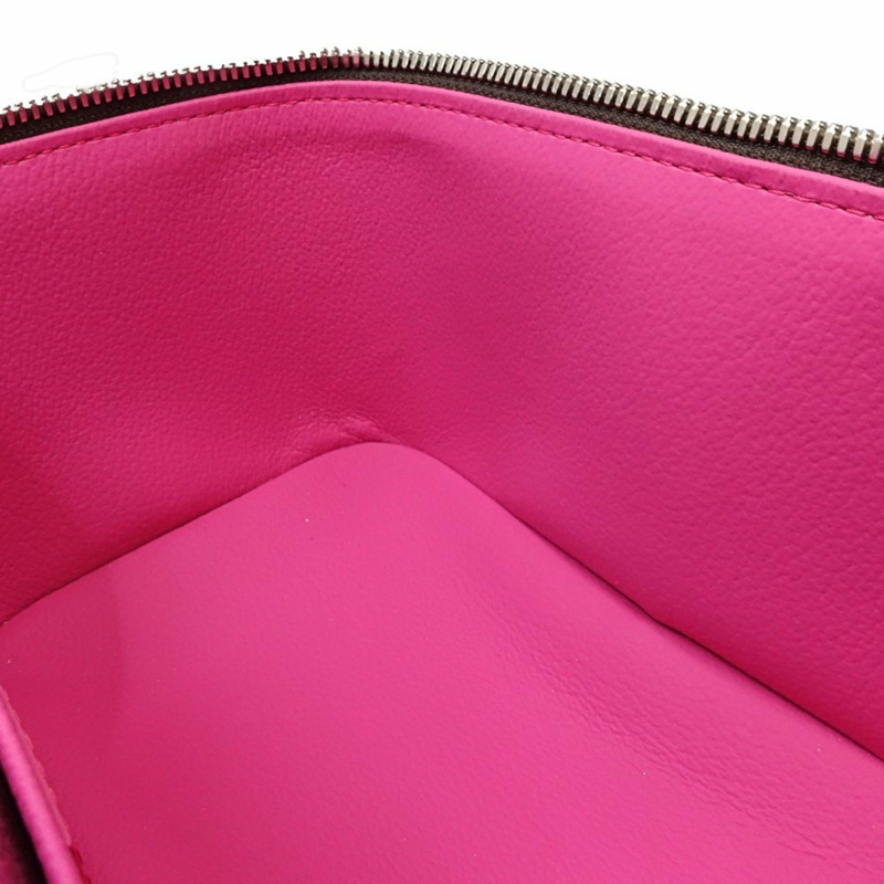 LOUIS VUITTON Monogram M46767 Nice 迷你化妝包(棕色和粉紅色),女款,181636-7