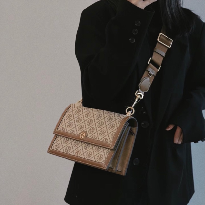 Tory Burch 老花栗子棕風琴包-3