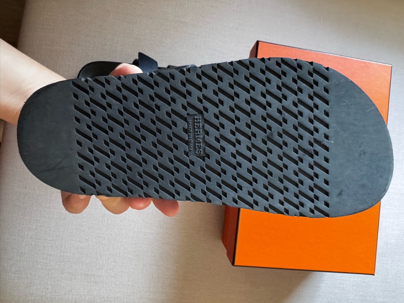 日本購入正品 Hermes愛馬仕二舅鞋37號-7