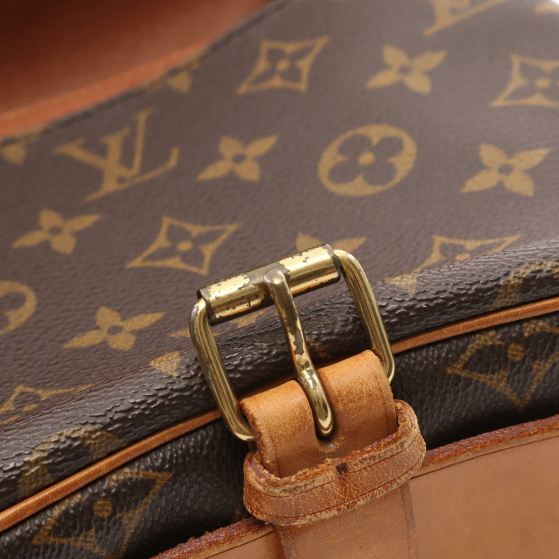 LOUIS VUITTON Cartouchiere 中型單肩包 M51253 字母帆布 二手 女士 LV-6