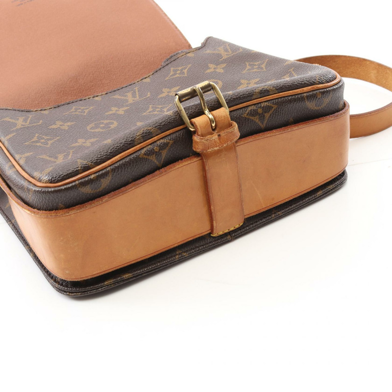 LOUIS VUITTON Cartouchiere 中型單肩包 M51253 字母帆布 二手 女士 LV-7