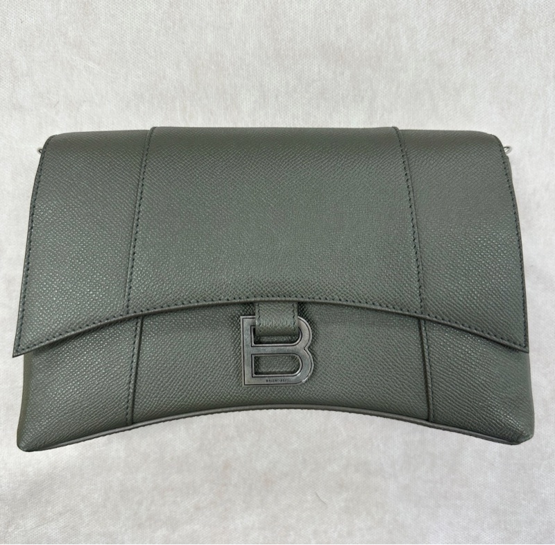 BALENCIAGA downtown XS 軍綠色-0