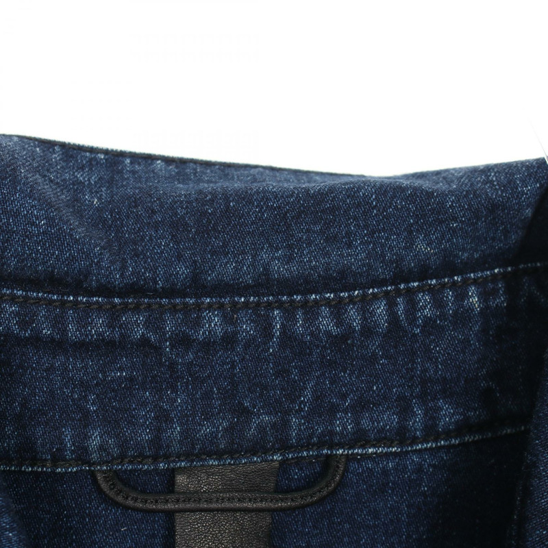 CHROME HEARTS LOOSEENDS L/S 寬鬆款十字繡十字球扣其他上衣棉質海軍藍二手男裝-5