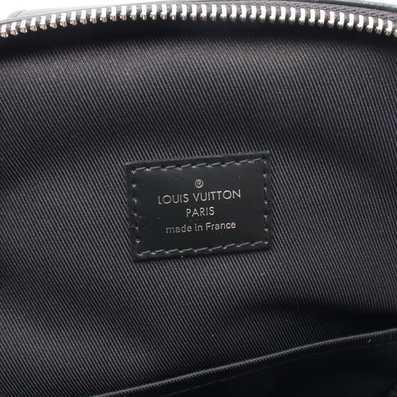 LOUIS VUITTON Avenue 單肩包 N41720 Damier Infini 皮革 黑色瑪瑙色 二手男款-3