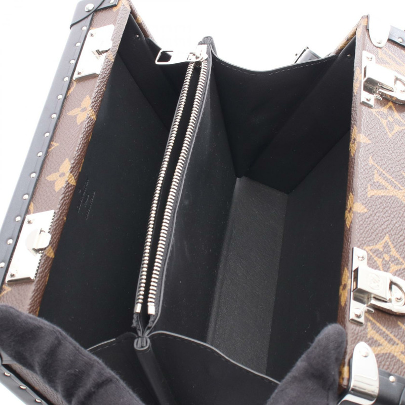 LOUIS VUITTON 手拿包 單肩包 M20252 Monogram macassar 棕色黑色 二手-2