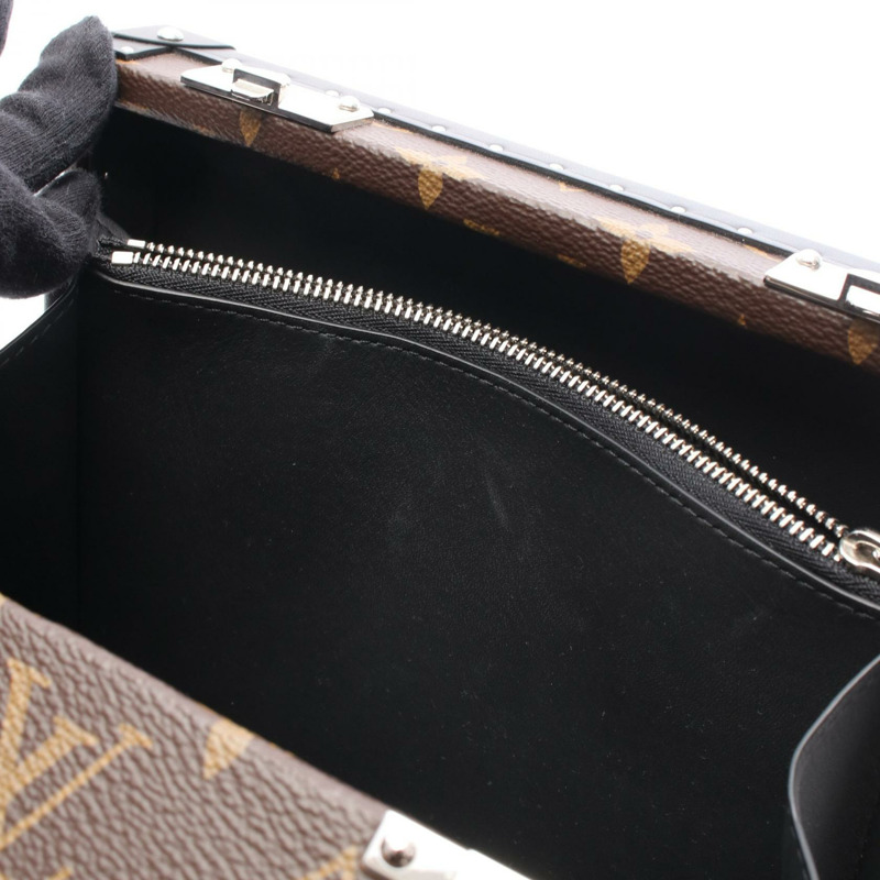 LOUIS VUITTON 手拿包 單肩包 M20252 Monogram macassar 棕色黑色 二手-4