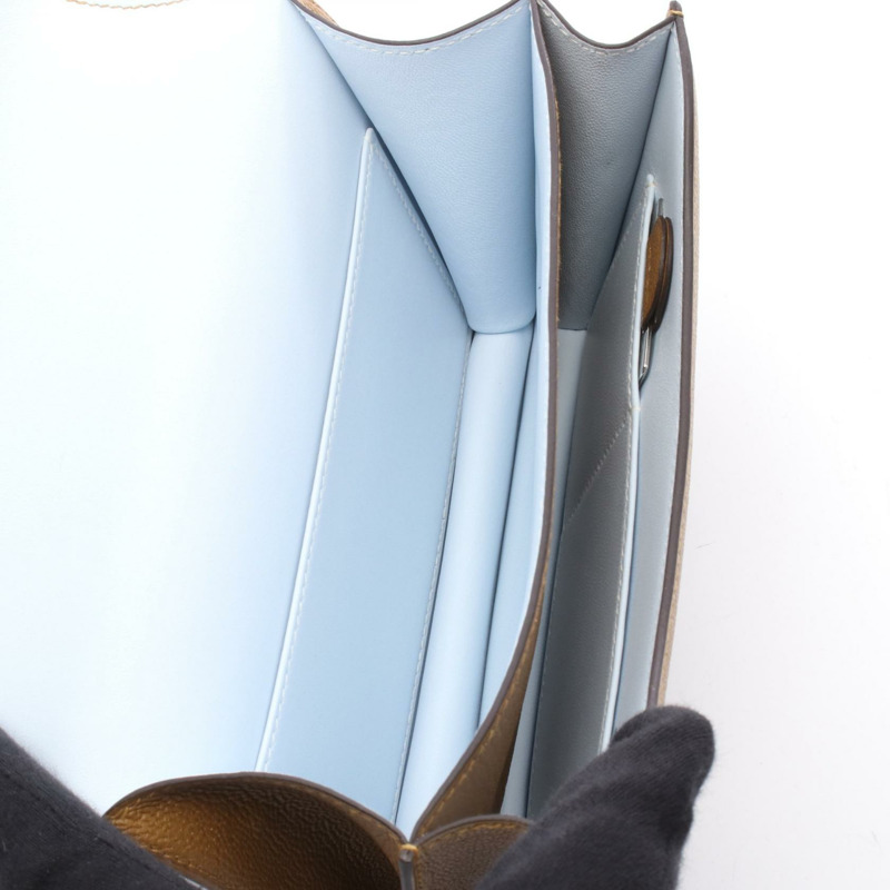 HERMES Constance 3 迷你 Miroir Verso 單肩包 W 雪佛蘭牛皮牛皮 GHW-2