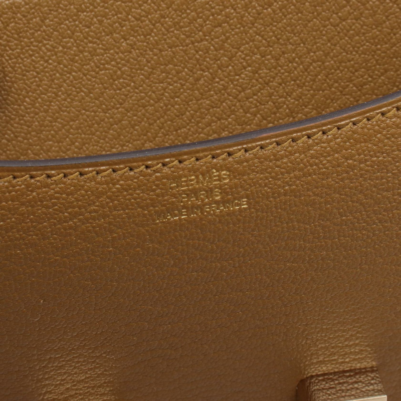 HERMES Constance 3 迷你 Miroir Verso 單肩包 W 雪佛蘭牛皮牛皮 GHW-3