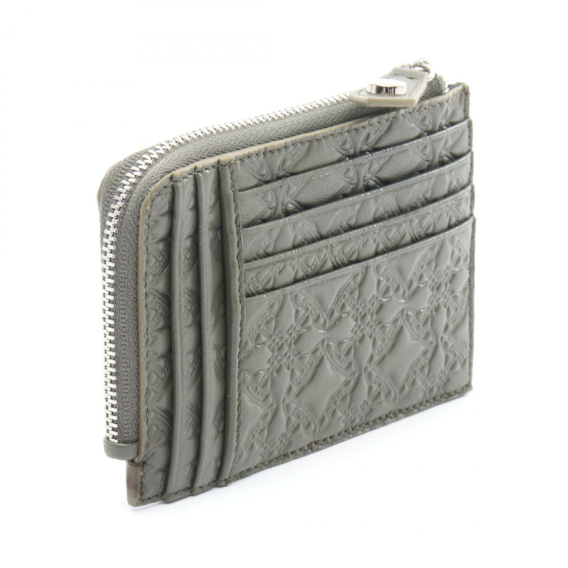 Vivienne Westwood Orb 零錢包 54020008UL003EM405 皮革卡其色新款女款-1