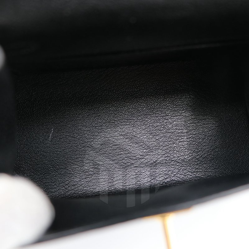 【飛天馬精品】HERMES 愛馬仕-Mini Kelly 20 Niloticus 尼羅河巨蜥 金扣"D刻"-6