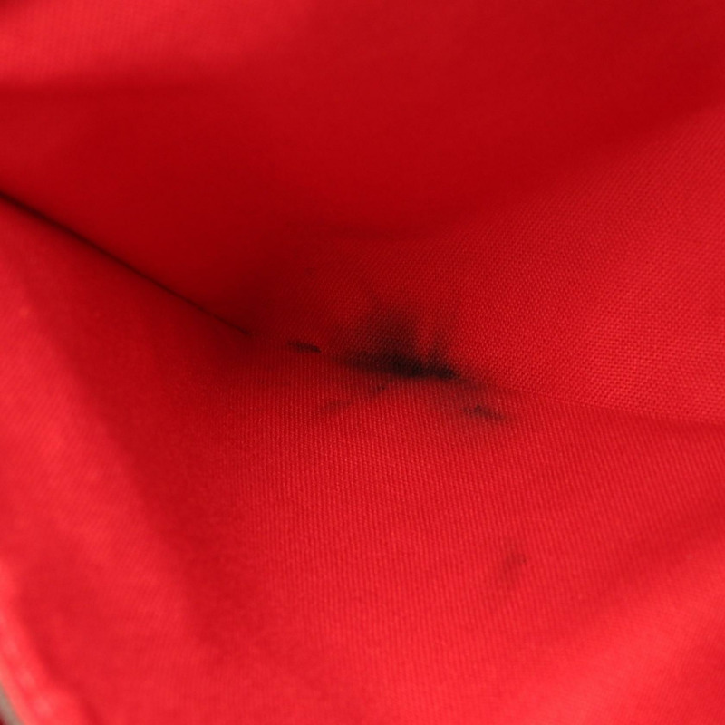 路易威登 Cabas Mezzo 托特包 N51152 Damier 帆布皮革 Ebene 二手女式-5