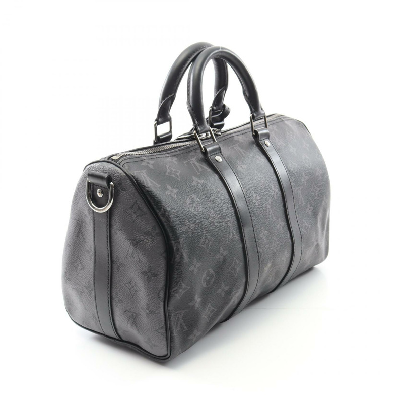 LOUIS VUITTON Keepall Bandouliere 35 單肩手提包 M46655 Monogram eclipse LV-1