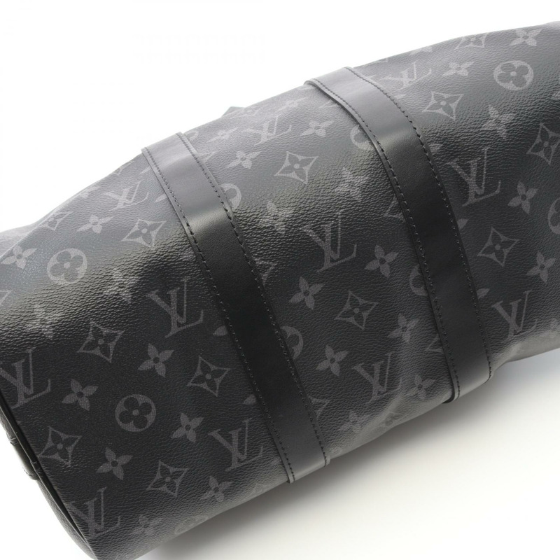 LOUIS VUITTON Keepall Bandouliere 35 單肩手提包 M46655 Monogram eclipse LV-4
