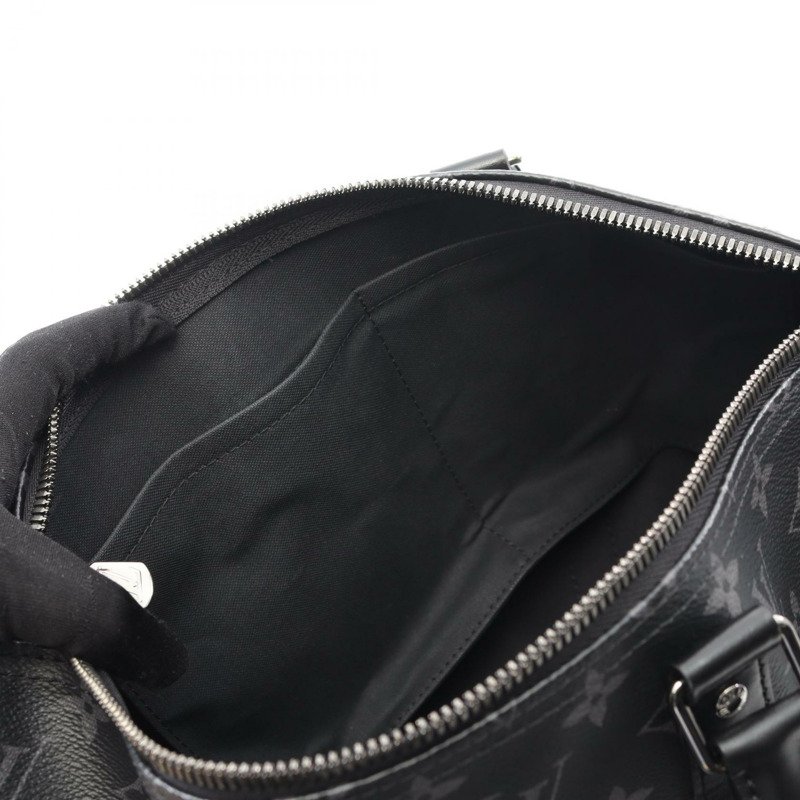 LOUIS VUITTON Keepall Bandouliere 35 單肩手提包 M46655 Monogram eclipse LV-6