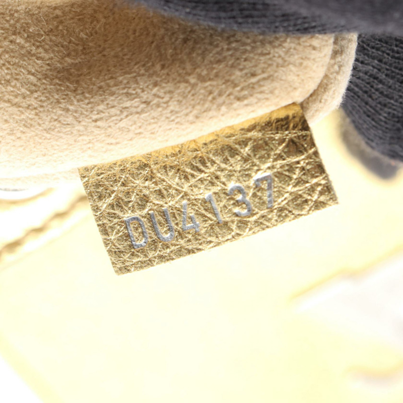 LOUIS VUITTON Lockme Mini Rucksack 背包 M54575 皮革 金屬 金色 二手-4