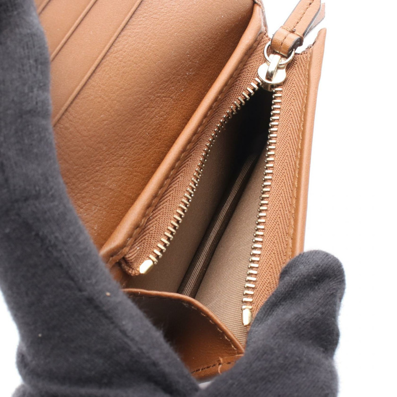 GUCCI GG 標誌小錢包 820692FAD6L9758 皮革 PVC 米棕色 全新 女士-5