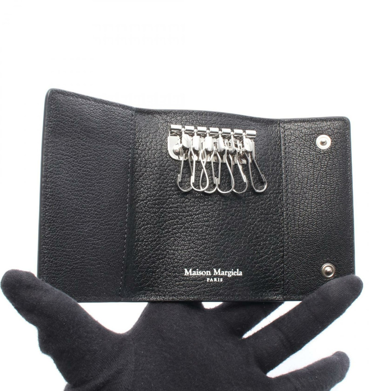 Maison Margiela 鑰匙圈 S55UA0026P4806T8013 皮革 黑色 全新 女款-2