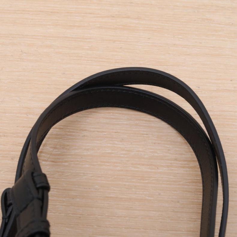 2025早春系列 Caro 小號 雙肩包超大藤格紋 黑色 羊皮革 金扣 2024 雙肩包 超大藤格紋-5