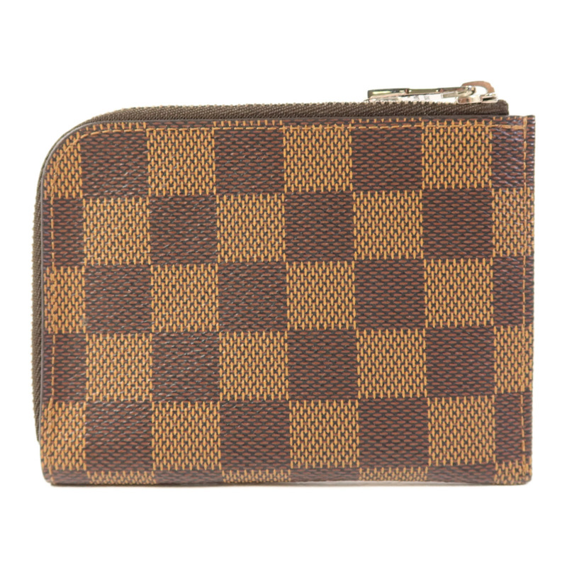 LOUIS VUITTON Damier Card Case銀扣卡片套-1