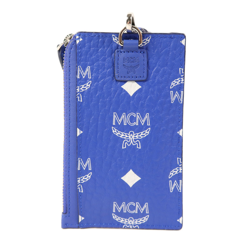 MCM 塗層帆布Card Case銀扣卡片套-1