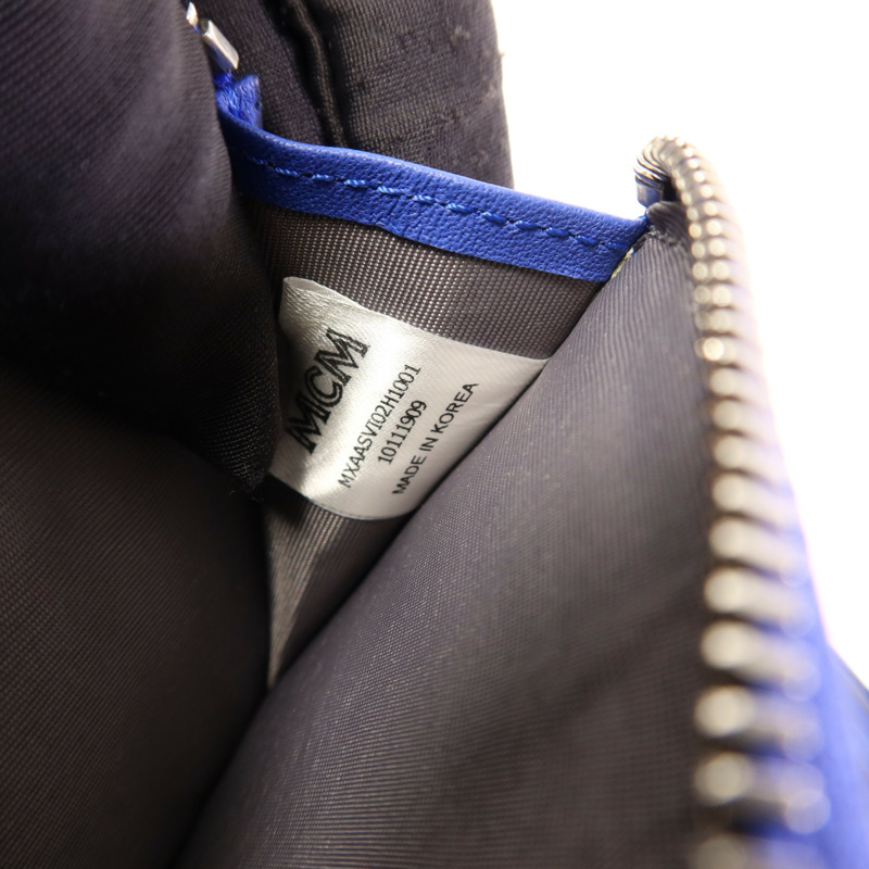 MCM 塗層帆布Card Case銀扣卡片套-6