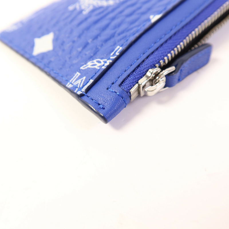 MCM 塗層帆布Card Case銀扣卡片套-8