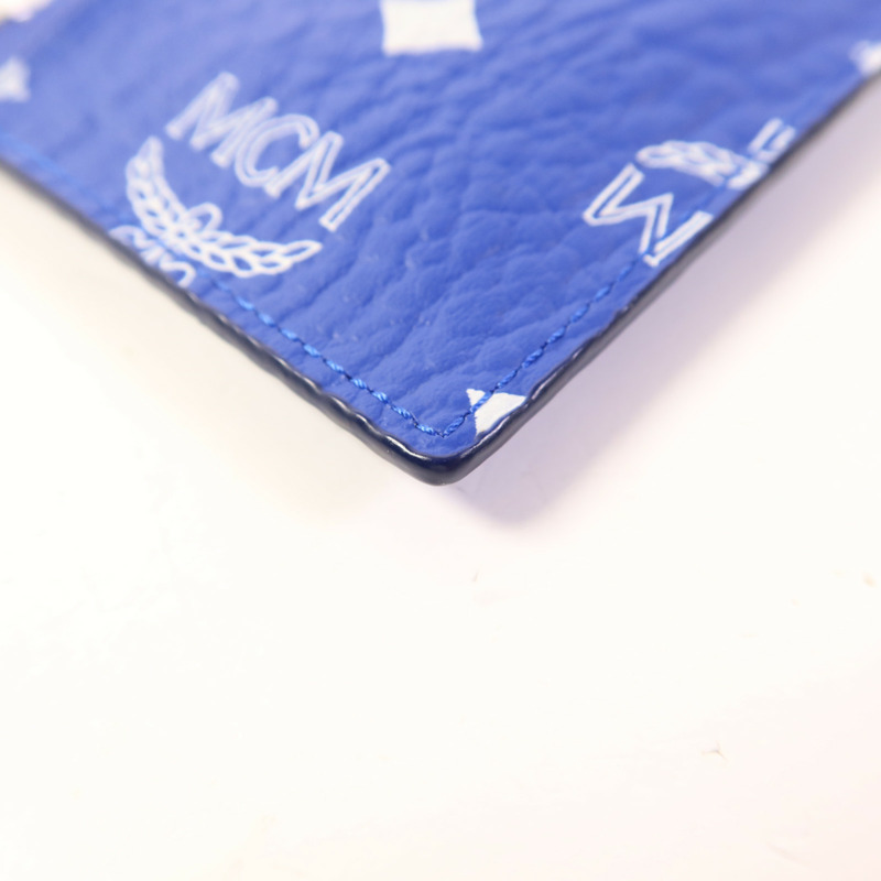 MCM 塗層帆布Card Case銀扣卡片套-10