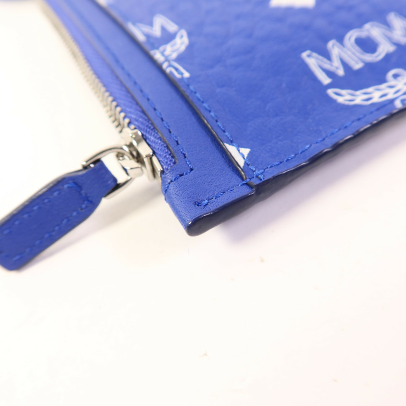 MCM 塗層帆布Card Case銀扣卡片套-11