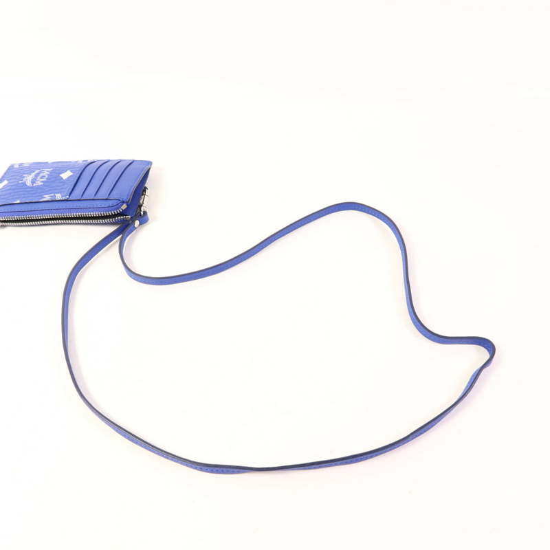 MCM 塗層帆布Card Case銀扣卡片套-12