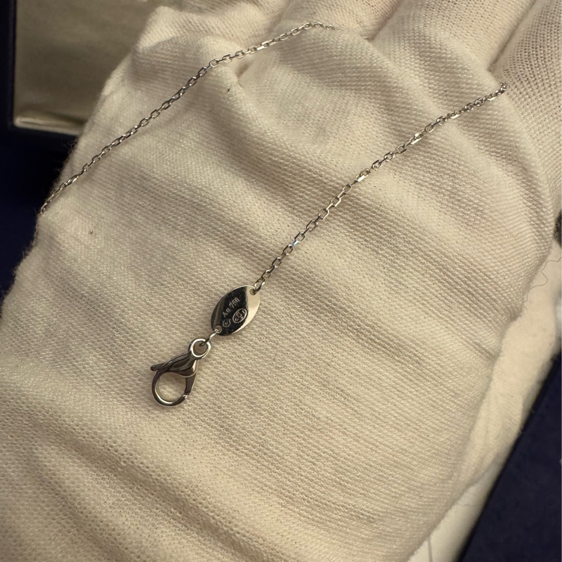 CHAUMET JEUX DE LIENS 18k白金滿鑽 necklace-4